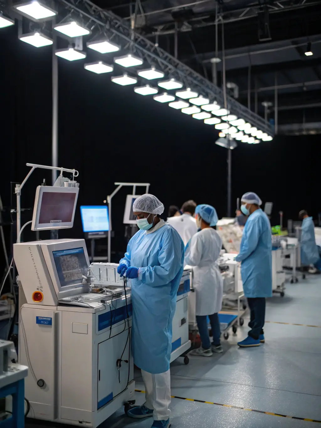 A modern laboratory setting with advanced diagnostic equipment, showcasing the cutting-edge technology used by Infectious Disease Consultants of South Jersey for accurate and timely diagnoses.